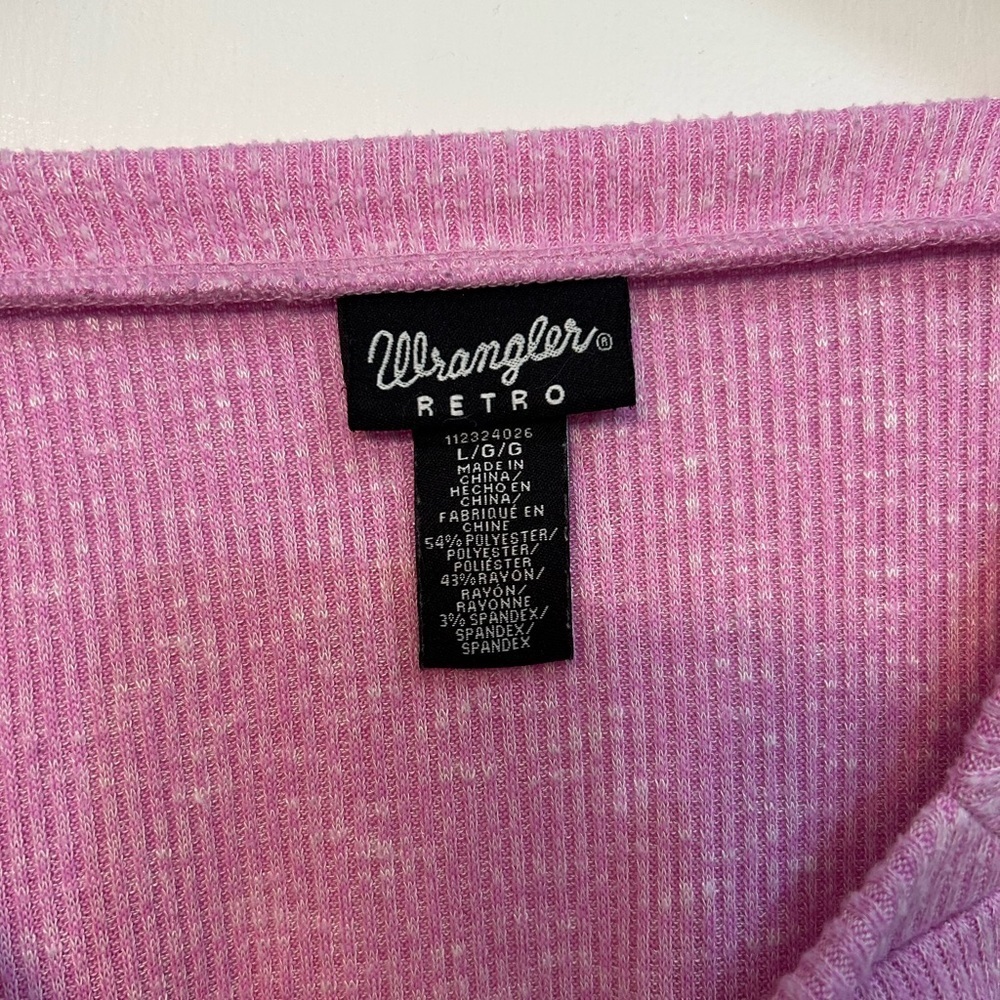 Wrangler Retro Square Neck Too size Large - Picture 5 of 5